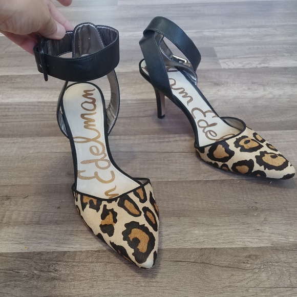 Sam Edelman Okala Leopard Pumps Size 7 